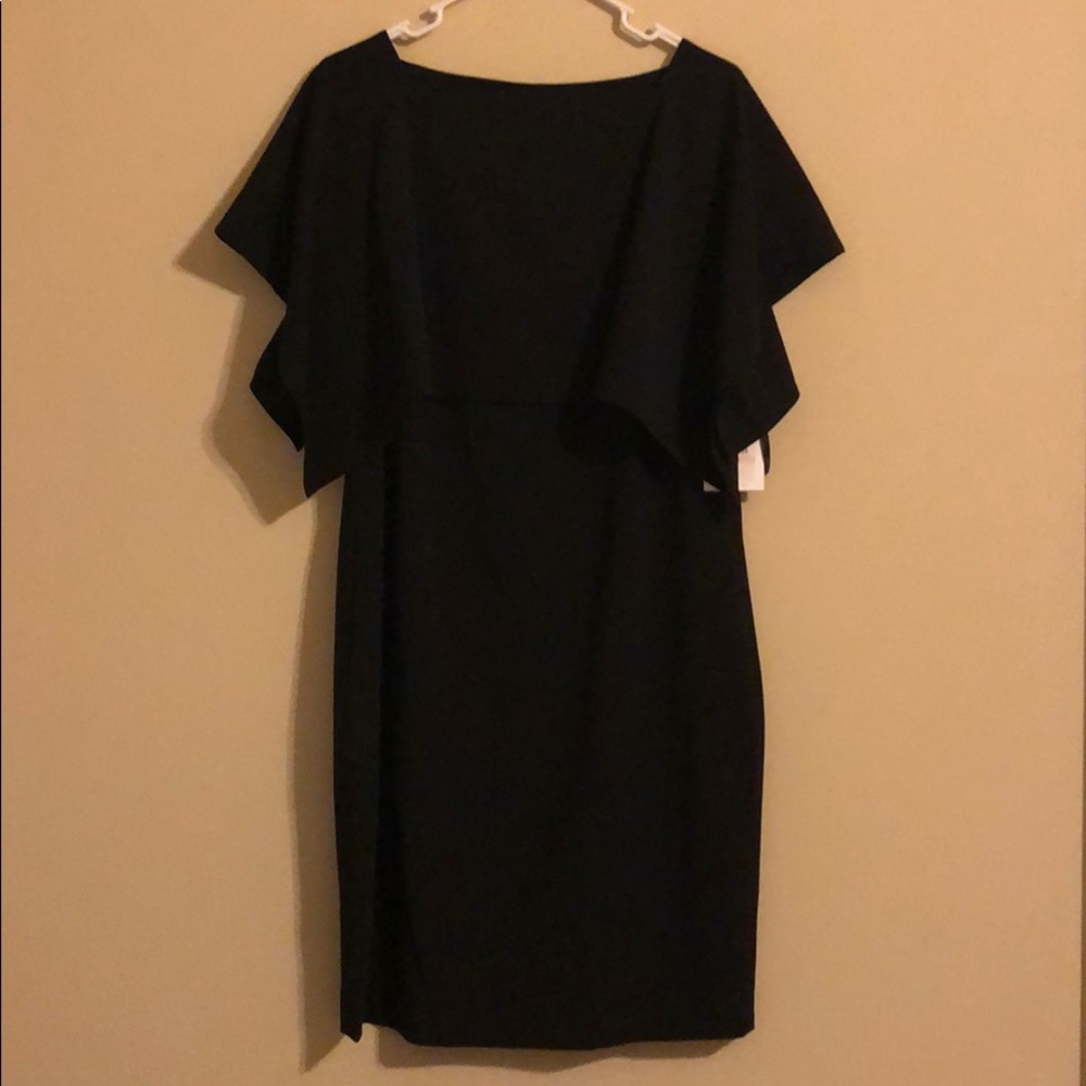 Black Calvin Klein Cap Dress